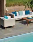 Lloyd Flanders Catalina Sofa All Weather Wicker & Teak Furniture