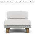 Catalina Wicker Lounge Set Sectional Ottoman Made USA - LOOMLAN - Lloyd Flanders - Outdoor Lounge Sets