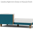 Catalina Wicker Lounge Set Sectional Ottoman Made USA - LOOMLAN - Lloyd Flanders - Outdoor Lounge Sets