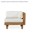 Catalina Wicker Sectional Ottoman & End Table Patio Set - LOOMLAN - Lloyd Flanders - Outdoor Lounge Sets