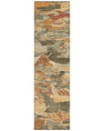 LOOMLAN Rugs Celantha Orange Washable Indoor-Outdoor Rug
