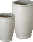 Emissary Ceramic Round Rim Planter