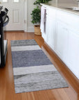 LOOMLAN Rugs Chantissa Denim Washable Indoor-Outdoor Rug