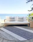 LOOMLAN Rugs Chantissa Denim Washable Indoor-Outdoor Rug