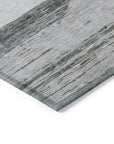LOOMLAN Rugs Chantissa Denim Washable Indoor-Outdoor Rug