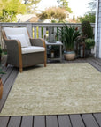LOOMLAN Rugs Chroma Brown Washable Indoor-Outdoor Rug