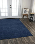 Cina 5x7 Indoor Outdoor Blue Patio Rug - LOOMLAN - LOOMLAN - Outdoor Rugs