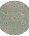 LOOMLAN Rugs Clara Green Washable Indoor-Outdoor Rug