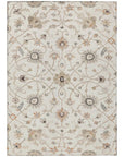 LOOMLAN Rugs Clara Ivory Washable Indoor-Outdoor Rug