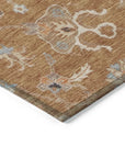 LOOMLAN Rugs Clara Orange Washable Indoor-Outdoor Rug