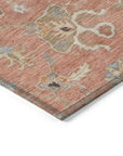 LOOMLAN Rugs Clara Pink Washable Indoor-Outdoor Rug