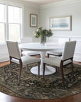 LOOMLAN Rugs Clarina Brown Washable Indoor-Outdoor Rug