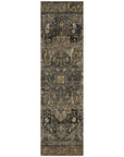 LOOMLAN Rugs Clarina Brown Washable Indoor-Outdoor Rug