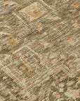 LOOMLAN Rugs Clarina Green Washable Indoor-Outdoor Rug