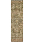 LOOMLAN Rugs Clarina Green Washable Indoor-Outdoor Rug