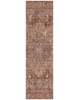 LOOMLAN Rugs Clarina Red Washable Indoor-Outdoor Rug