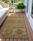Claritha Beige Washable Indoor - Outdoor Rug - LOOMLAN - LOOMLAN Rugs - Outdoor Rugs