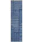 LOOMLAN Rugs Clayra Blue Washable Indoor-Outdoor Rug