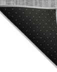 LOOMLAN Rugs Clayra Gray Washable Indoor-Outdoor Rug