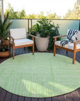 LOOMLAN Rugs Clayra Mint Washable Indoor-Outdoor Rug