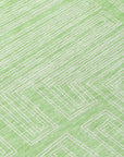 LOOMLAN Rugs Clayra Mint Washable Indoor-Outdoor Rug