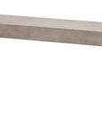 Clip Teak And Concrete Patio Bench - LOOMLAN - Seasonal Living - Outdoor Benches