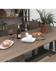 Coastal Leaf Extension Outdoor Dining Table - LOOMLAN - Sunset West - Outdoor Dining Tables