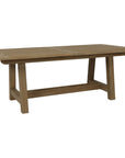 Coastal Leaf Extension Outdoor Dining Table - LOOMLAN - Sunset West - Outdoor Dining Tables