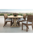 Coastal Teak Durable Outdoor Dining Table - LOOMLAN - Sunset West - Outdoor Dining Tables