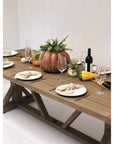 Coastal Teak Durable Outdoor Dining Table - LOOMLAN - Sunset West - Outdoor Dining Tables