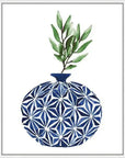 LOOMLAN Cobalt Geometric IV d Canvas Canvas Art For Living Room