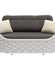 Coral Reef Loveseat Gray - LOOMLAN - Zuo Modern - Outdoor Sofas & Loveseats