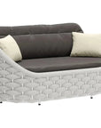 Coral Reef Loveseat Gray - LOOMLAN - Zuo Modern - Outdoor Sofas & Loveseats