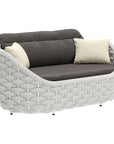 Coral Reef Loveseat Gray - LOOMLAN - Zuo Modern - Outdoor Sofas & Loveseats