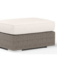 Coronado Sunbrella Outdoor Ottoman - LOOMLAN - Sunset West - Outdoor Ottomans