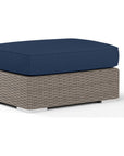 Coronado Sunbrella Outdoor Ottoman - LOOMLAN - Sunset West - Outdoor Ottomans