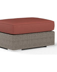 Coronado Sunbrella Outdoor Ottoman - LOOMLAN - Sunset West - Outdoor Ottomans