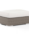 Coronado Sunbrella Outdoor Ottoman - LOOMLAN - Sunset West - Outdoor Ottomans