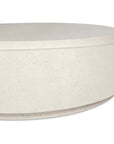 Cosmo Concrete Outdoor Round Coffee Table - LOOMLAN - Moe's Home - Outdoor Coffee Tables