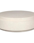 Cosmo Concrete Outdoor Round Coffee Table - LOOMLAN - Moe's Home - Outdoor Coffee Tables