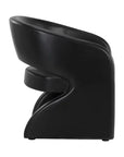 SUNPAN Cura Concrete Black Outdoor Lounge Chair