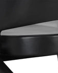 SUNPAN Cura Concrete Black Outdoor Lounge Chair