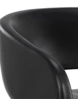SUNPAN Cura Concrete Black Outdoor Lounge Chair