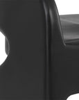SUNPAN Cura Concrete Black Outdoor Lounge Chair