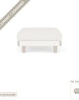 Cushions: Replacement Cushions For Catalina Sunbrella Ottoman - Fade Resistant
