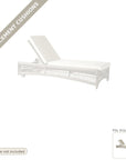 Cushions: Replacement Cushions for Mackinac Chaise Lounge - Commercial Grade
