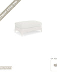 Cushions: Replacement Cushions For Mandalay Outdoor Large Ottoman - Commercial Grade