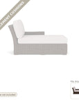 Cushions: Replacement Cushions For Mesa Outdoor Mesa Left Chaise - Commercial Grade