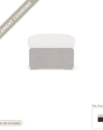Cushions: Replacement For Mesa Outdoor Furniture Ottoman - Commercial Grade