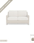 Cushions: Milan Outdoor Replacement Cushion For Loveseat - Commercial Grade